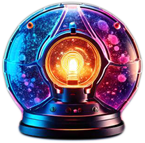une image d'une lampe dans une boule